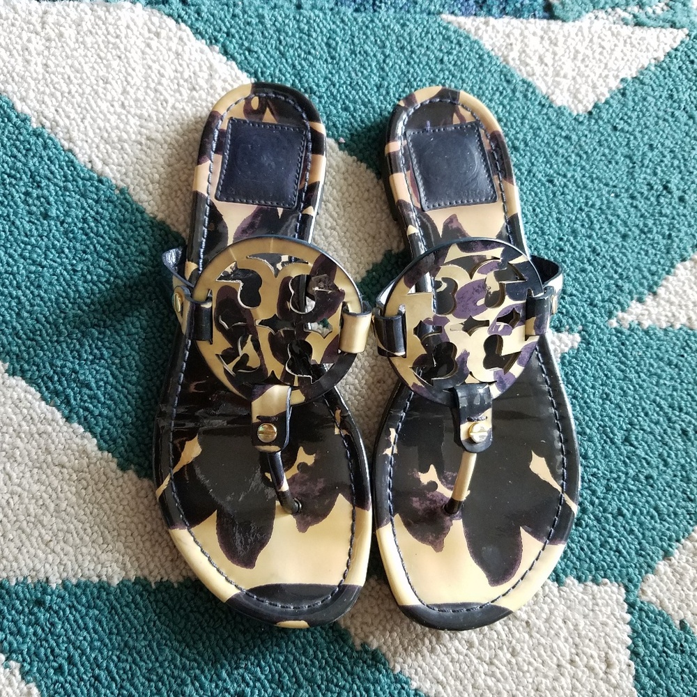 {Tory Burch} Patent Floral Miller